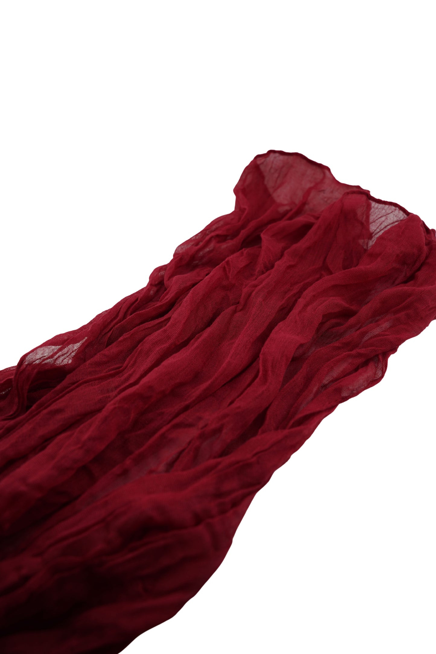 Seihtuch‑Tischläufer in Rot 3 m x 0,80 m