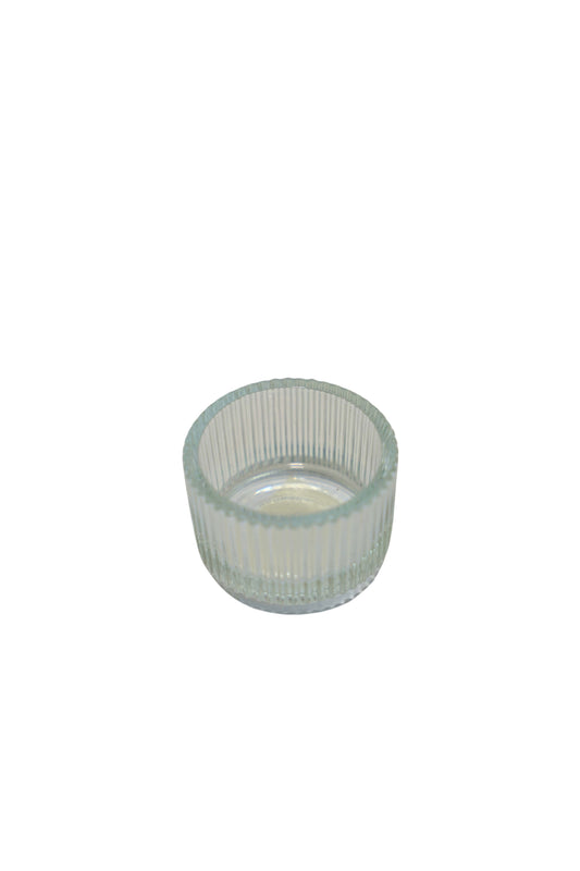 Teelichtglas rund gerippt 3,5 × 5 cm – Stilvolle Lichtdekoration mieten