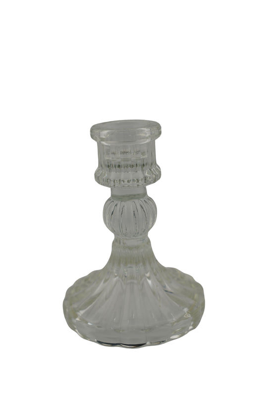 Stabkerzenhalter aus Glas – 10,5 × 8 cm – Elegante Kerzendeko mieten