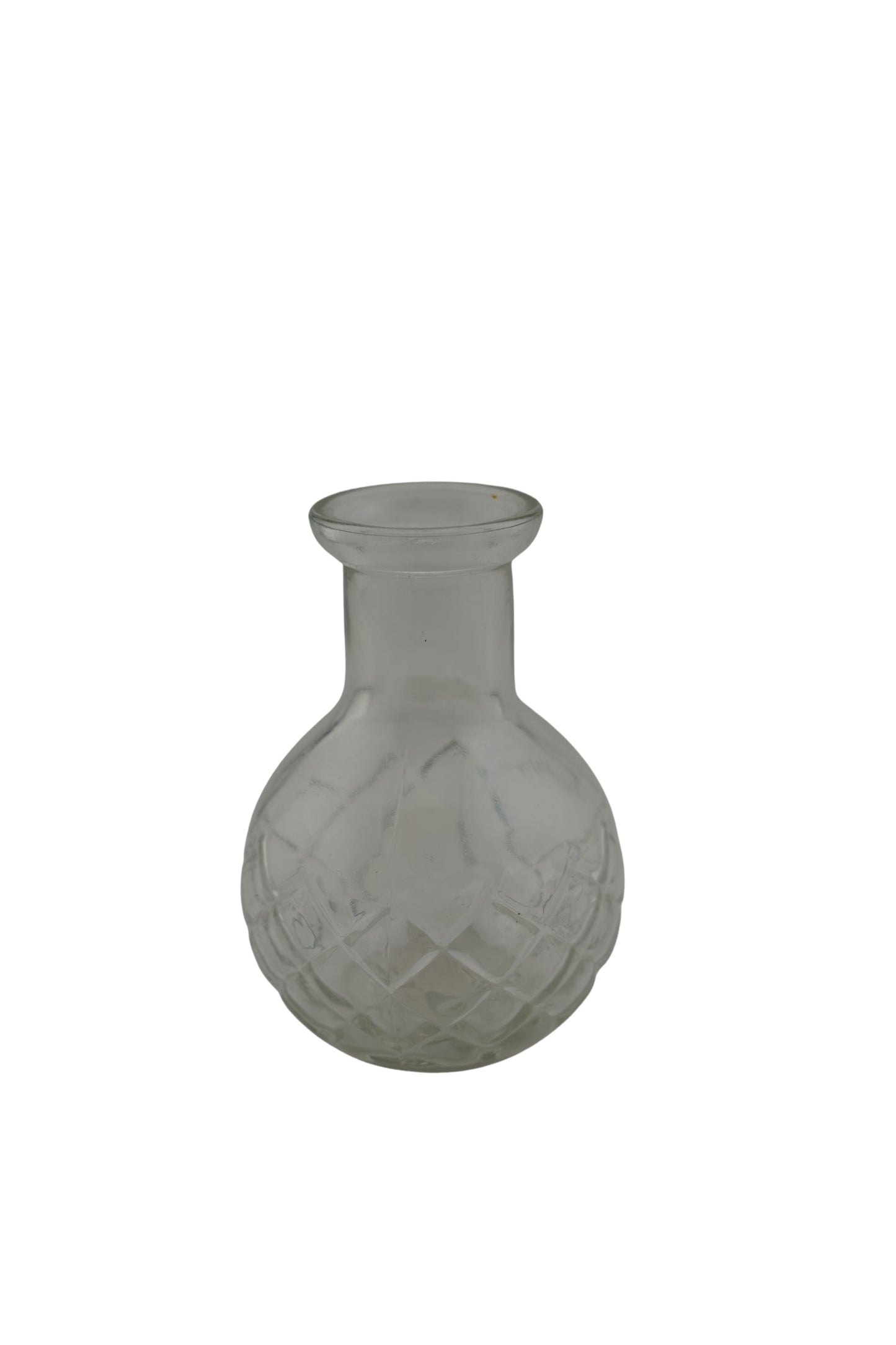 Kleine Vase weiß – 10 × 6,5 cm – Zarte Tischvase mieten