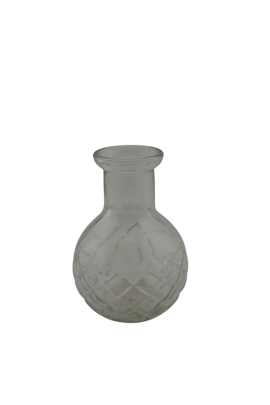 Kleine Vase weiß – 10 × 6,5 cm – Zarte Tischvase mieten
