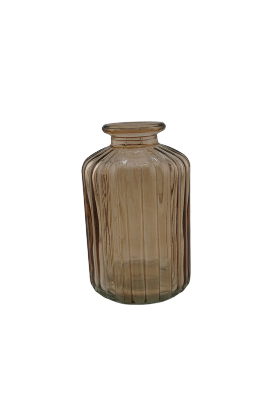 Vase braun – 10 × 6 cm – Kleine Tischvase mieten