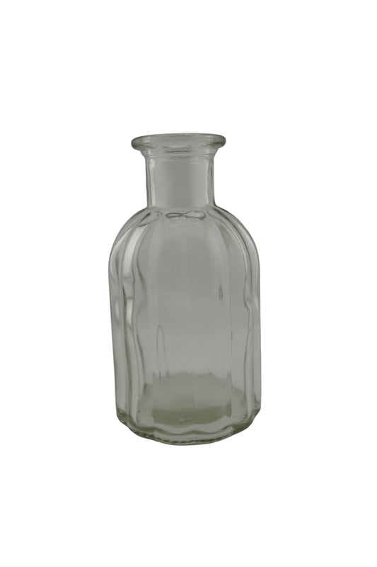 Vase Glas – 14 × 7 cm – Kleine elegante Tischvase mieten