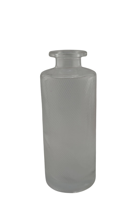 Vase Glas – 13 × 5 cm – Schlanke kleine Glasvase mieten
