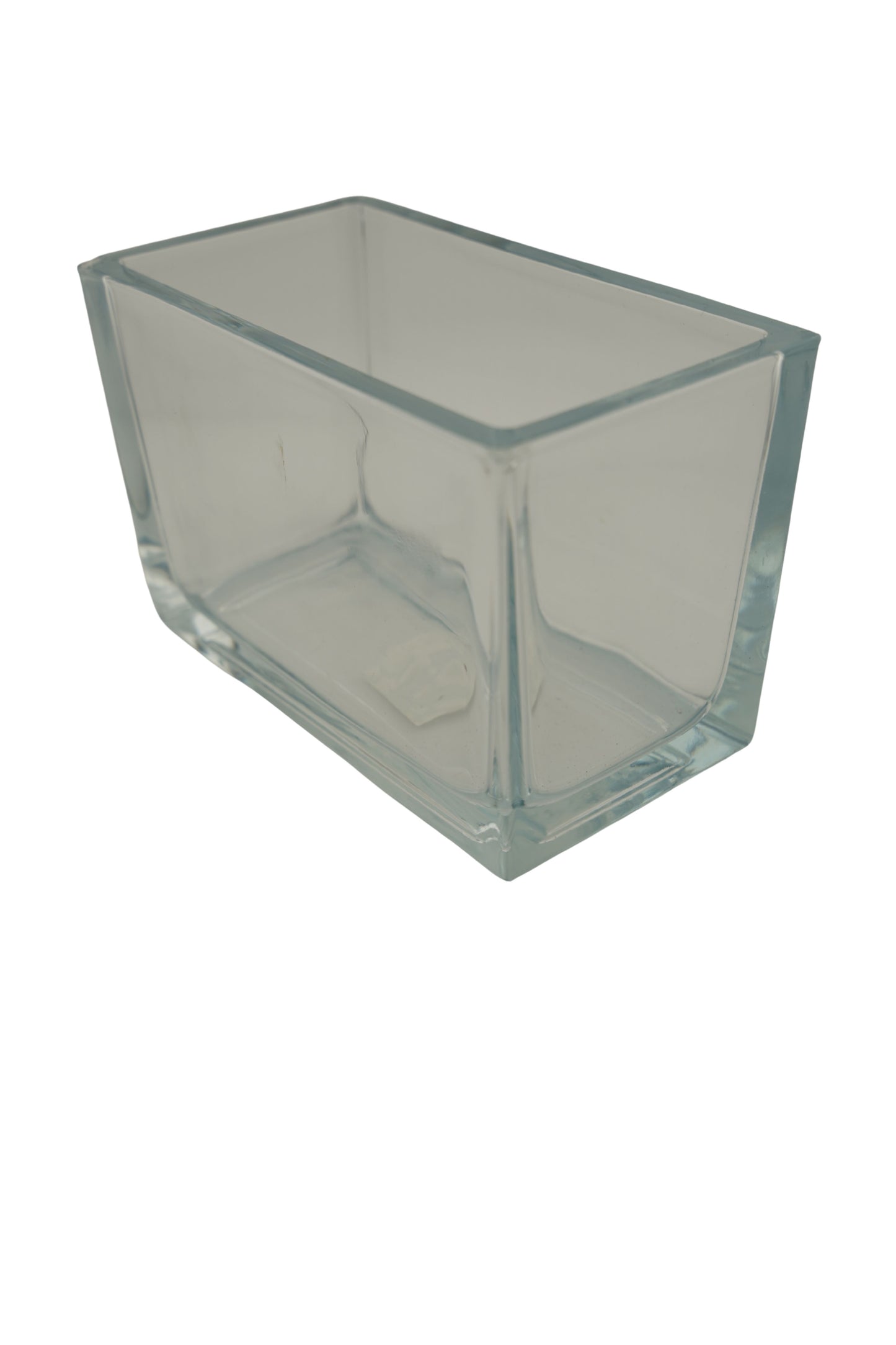 Glaswürfel 8,5 x 15,5 cm  modernes Centerpiece für Kerzen & Floristik
