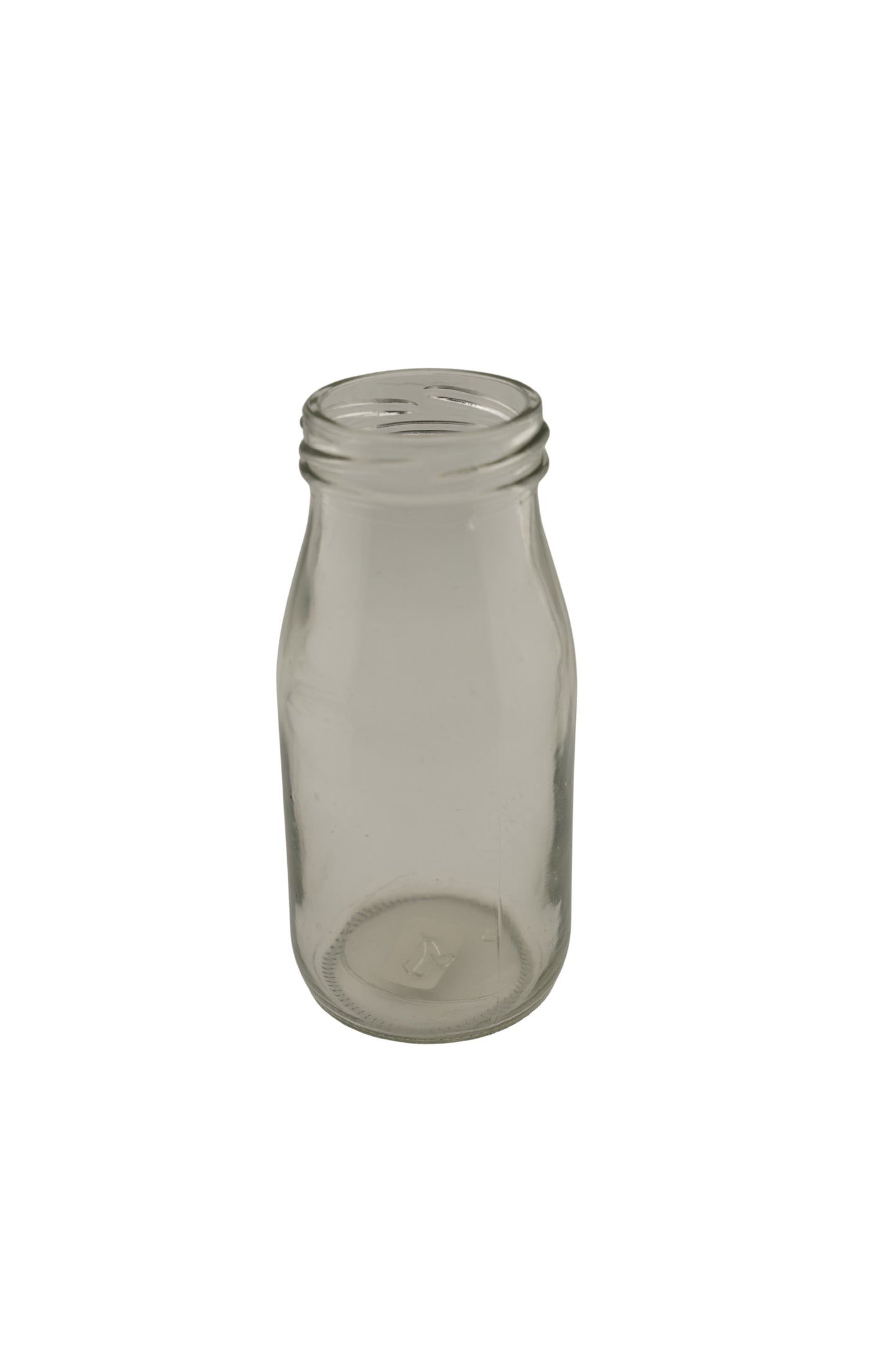 Milchflasche Glas – 12 × 6 cm – Kleine Flaschenvase mieten