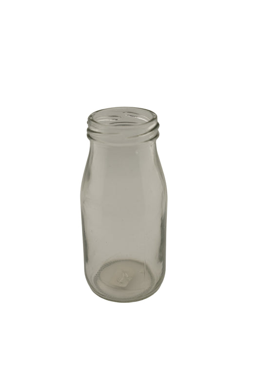 Milchflasche Glas – 12 × 6 cm – Kleine Flaschenvase mieten