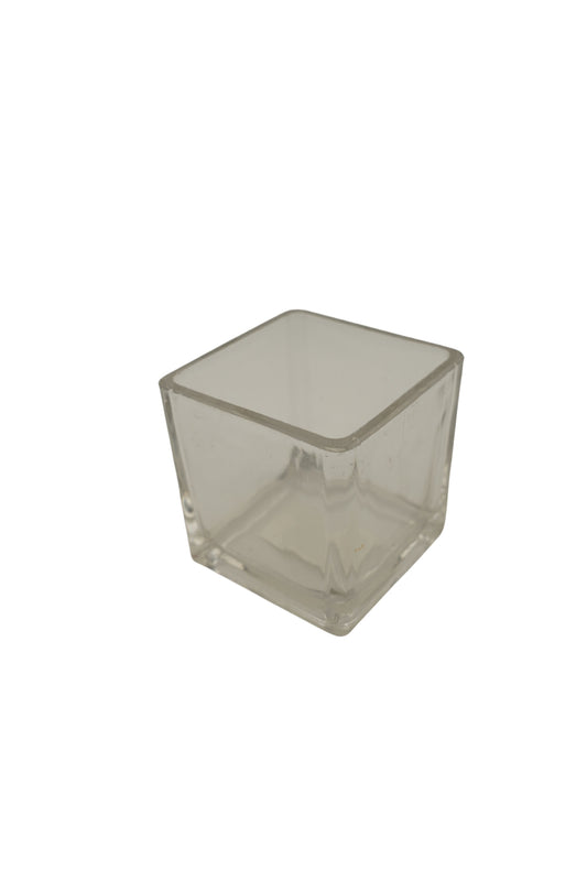 Glaswürfel – 10 × 10 cm  modernes Mini‑Centerpiece für Kerzen & Floristik